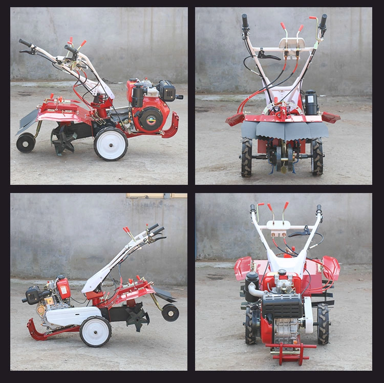 Liftor Hand Push Rototillers Cultivators Rotary Tiller Tractor Durable Iron-Cast Smaller Gearbox Driven Mini Power Tiller