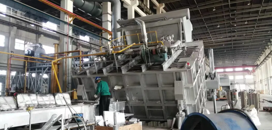 20t Dumping Aluminum Melting/Holding Furnace