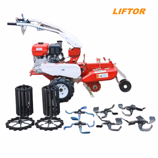 Fer durable de tracteur de motoculteur rotatif de cultivateurs de motoculteurs de poussée de main de Liftor